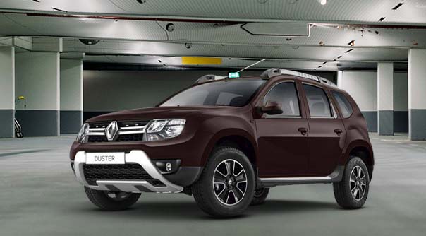 Brown Renault Duster SUV for rent in BV Car Dubai