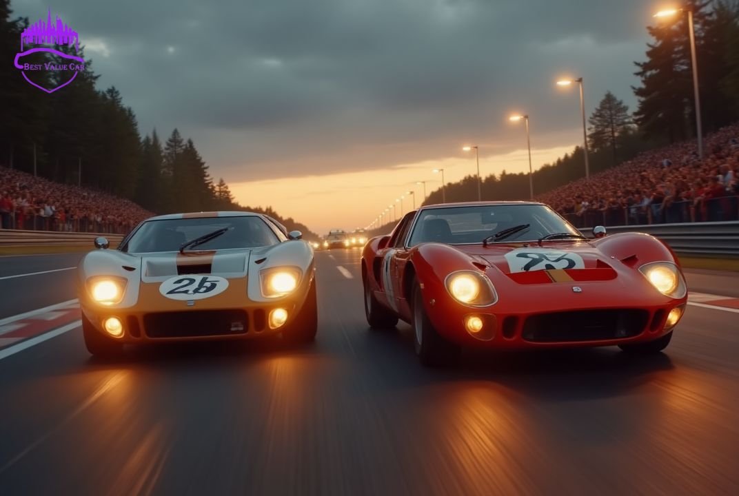 Ford vs Ferrari cars