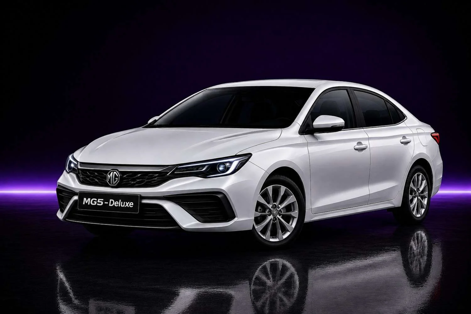MG 5 Deluxe Car rental Dubai | BV Car rental Dubai