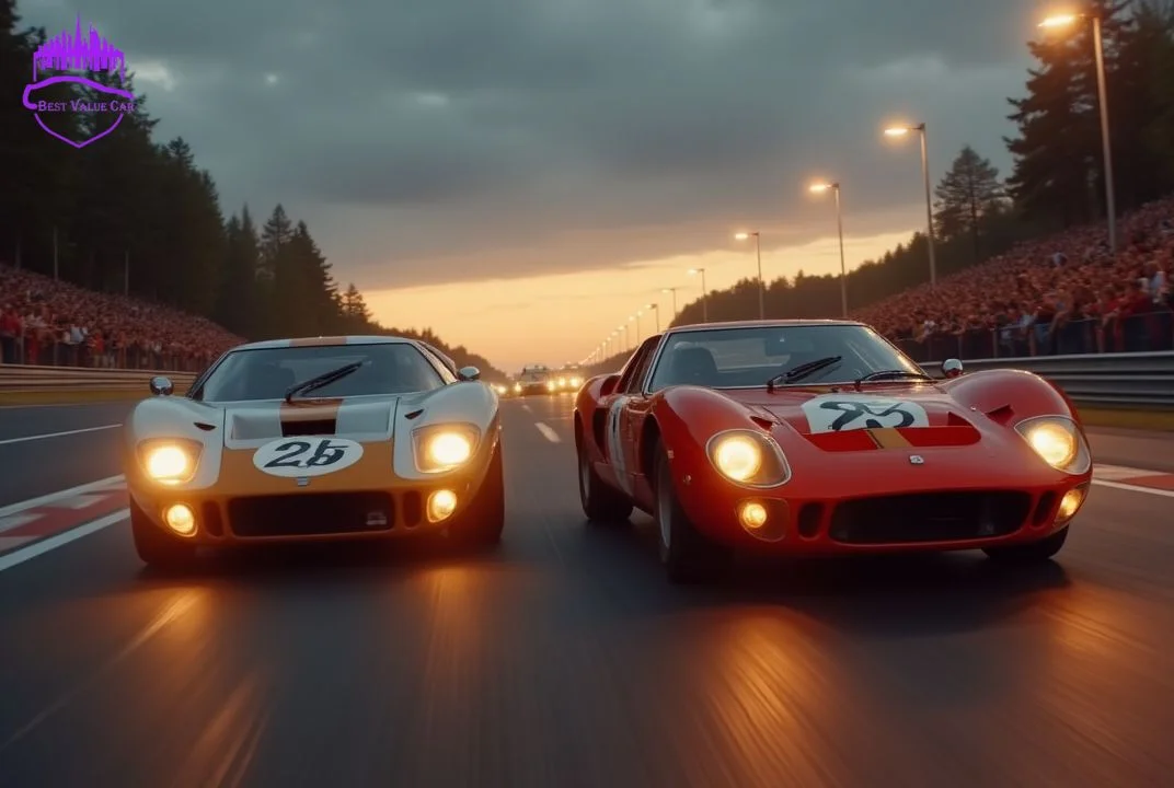 Ford vs Ferrari cars