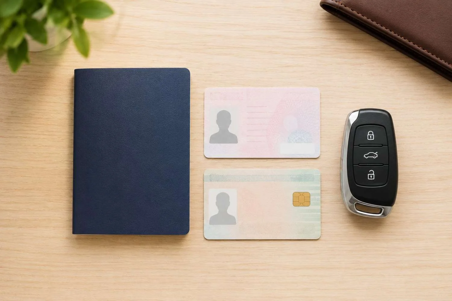 Passport, ID and driving licence needed to rent a car in Dubai